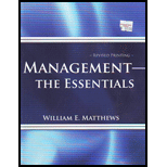 Management  The Essentials