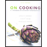 On Cooking  A Textbook of Culinary Fundamentals   With Study Guide