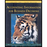 Accounting Information for Business Decisions Volume 2 (Custom)