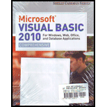 Microsoft Visual BASIC 2010 Comprehensive