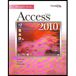 Microsoft Access 2010   Marquee Series   With CD