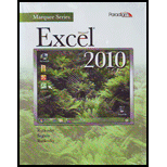 Microsoft Excel 2010  Marquee Series   With CD