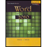 Microsoft Word 2010 Level 1   With CD