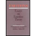 Emotions Essays on Emotion Theory