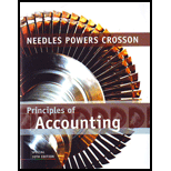 Principles of Accounting >CUSTOM< -  Needles, Paperback