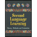 Second Language Learning Theory