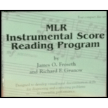 MLR instrumental score reading program   CD