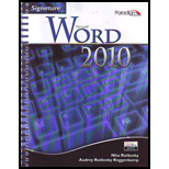 Microsoft Word 2010 Signature  With CD