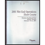 2001 Wet End Operations Short Course