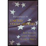 Reading in U.S. History, Volume 1 (Custom)