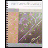 Intermediate Algebra   With CD (Custom)