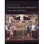 Foundations of Marketing 2010 2011 (Custom)