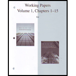 Financial & Managerial Accounting   Workpapers Volume 1