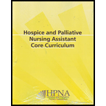 Hospice and Palliative Nursing Assistant