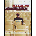 Abnormal Psychology  Core Concepts (Looseleaf)