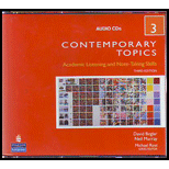 Contemporary Topics 3   Audio CDS (3)