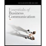 Essentials of Business Communication   With Access