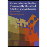 Understanding and Teaching Emotionally Disturbed Children and Adolescents