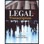 Legal Transcription   Text