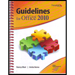 Guidelines for Microsoft Office 2010 Text