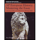 Ap European History Mastering the Essay