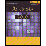 Microsoft Access 2010 Level 1  Text