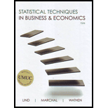 Statistical Techniques in Business and Economics (Custom)