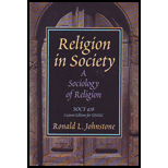 Religion in Society (Custom)