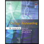 College keyboarding Lessons 61 120 (Canadian)