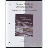 College Accounting   Study Guide and Working Papers