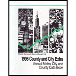 1996 County and City Extra Annual Metro, City and County Data Book