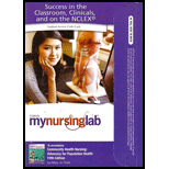 MyNursingLab Pegasus Comunity Health Nursing -  Pearson, Access Code