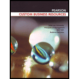 MGT 301 Business Resources Principles of Management (Custom)