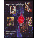 Cognitive Psychology 6TH Edition, Robert J. Sternberg (9781133313915 