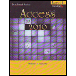 Benchmark  Microsoft Access 2010 Level 1   With CD