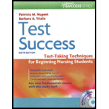 Test Success  Test Taking Techniques for Beginning Nursing Students   With Cd