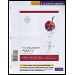 Introductory Algebra With CD (Looseleaf), Books a la Carte Edition