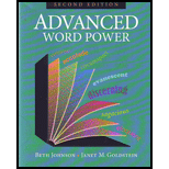 Advanced Word Power 2ND Edition, Beth Johnson (9781591942269 