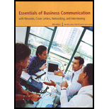 Essentials of Business Comm. With Access (Custom)