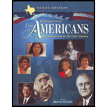 Americans Reconstruction to the 21st Century Grades 9 12 Mcdougal Littell the Americans Texas  Texas Edition