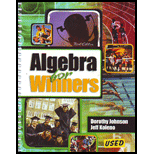 Algebra for Winners   Text