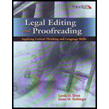 Legal Editing and Proofreading   With CD and Dvd