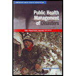 Public Health Management of Disasters