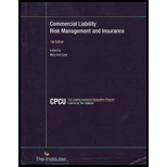 Commercial Liability, Risk Managemnt. and Insur.