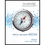 Getting Started With VBA for Windows Offices 2010