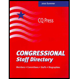 Congressional Staff Directory 2010/Summer