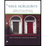 Neue Horizonte Student Activity Manual (Custom)