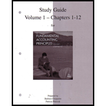 Fundamental Accounting Principles - Study Guide, Volume 1 Chapter 1-12 -  John Wild, Paperback