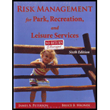 Risk Management for Park, Recreation, and Leisure Services