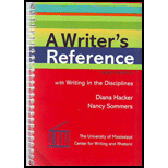 Writers Reference With Writing in the Disciplines (Custom)